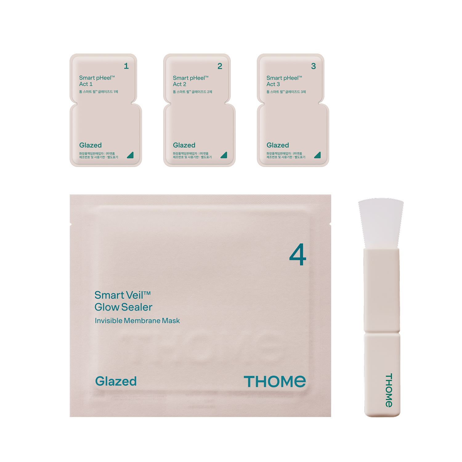 THOME G-Peel Kit | 4-Step Facial | Smooth, Plump & Radiant Skin | 1 or 4 Kits
